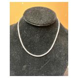 Silver necklace ï¿½ .925/14 inch