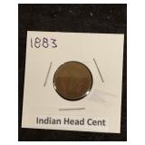1883 Indian head penny