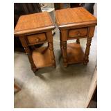 2 Side tables w/ drawer