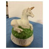 Unicorn music box