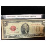 1928G series  - $2 US note ï¿½ red seal-