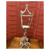 Vintage White candle holder 30ï¿½ tall