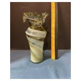 Hand-blown art glass vase
