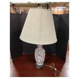 Ceramic flower design base lamp 26ï¿½ T