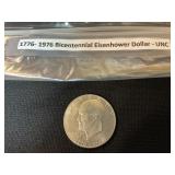 Bicentennial Eisenhower Dollar Coin UNC