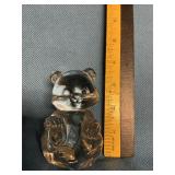 Fenton glass bear