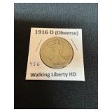 1916-D (Obverse) Walking Liberty HD