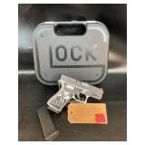 Glock 43 Trump Edition 9 x 19 Pistol w/Case & clip