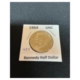 1964 UNC Kennedy Half Dollar