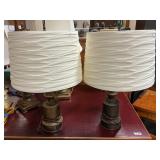 Vintage brass table lamps 25ï¿½ T