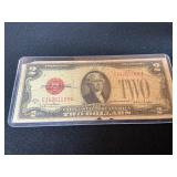 1928-G Red Seal Two-Dollar Bill