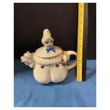 Marked tea pot