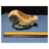 Roseville pottery RRR CO. Snail planter