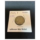 1945-P Jefferson War Nickel