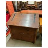 Antique farmhouse style blanket box