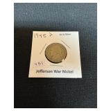 1945-P Jefferson War Nickel