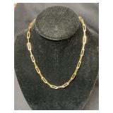 Paper clip Necklace 18ï¿½ 14K Gold-Filled