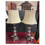 Set of Stacked crystal ball design lamp 25ï¿½ T