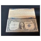 1935-E Silver Certificate Blue Seal Dollar Bill