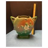 Roseville Pottery White Rose Vase