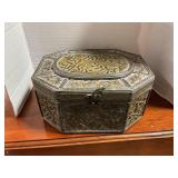 Antique Octagonal storage box