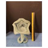 Hand-blown art glass vase