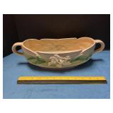Roseville Pottery Gardenia Handled Console bowl