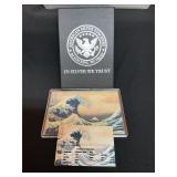 The Great Wave Off Kanagawa Silver Poster