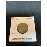 1942-S Jefferson War Nickel