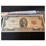 1953 Two Dollar US Note Red Seal