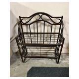 Metal frame wall shelf 23ï¿½ T x 18ï¿½ L x 9ï¿½ W