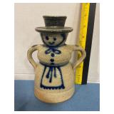Salt glazed stoneware jug