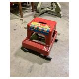 Rolling stool with tool compartments