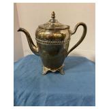 Silver on Copper tea pot