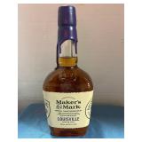 Makers Mark Louisville football edition bottle
