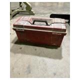 Tool box with assorted tools
