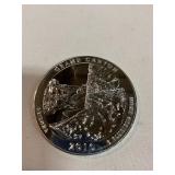 2010 Grand Canyon 5.0 ounce silver round