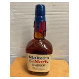 Makers Mark Whisky UK / Uof L 2001 bottle