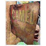 Camel cigarettes metal double sided sign 13'x13'