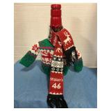Makers Mark Holiday dressed empty bottle