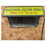 Hastings Piston Rings metal display rack 12'x16'