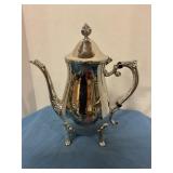 Silver plate teapot