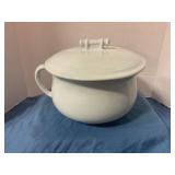 Antique Ironstone China Meakin Chamber Pot