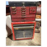 Craftsman bottom metal toolbox w content