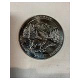 2011 Olympic 5.0 ounce silver round
