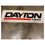 Dayton tires metal 54'x16'sign