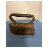 Antique cast iron flat iron
