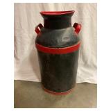 Vintage metal cream can( sm rust hole in bottom)