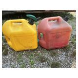 Two gas cans