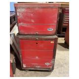 Huot metal toolbox w/ content